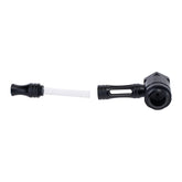 HEX CHAMBER ALUMINUM GLASS PIPE - Discreet Smoker